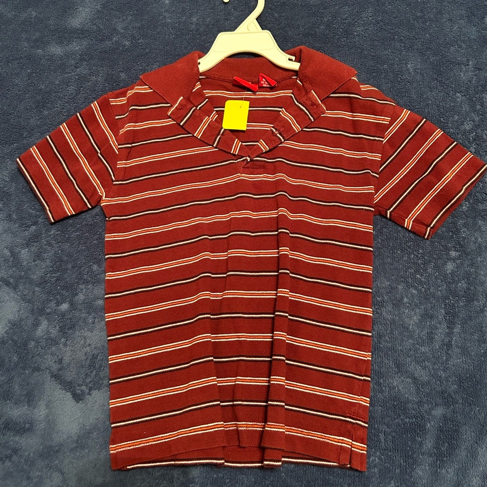 Arrow U.S.A. 1851 Striped Boys Polo Shirt